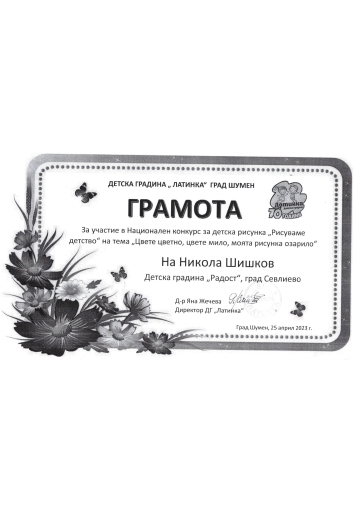 Постижения деца 16