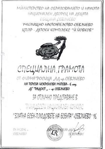 Постижения деца 192