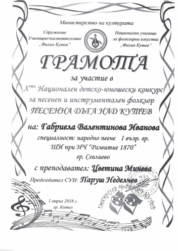 Постижения деца 137